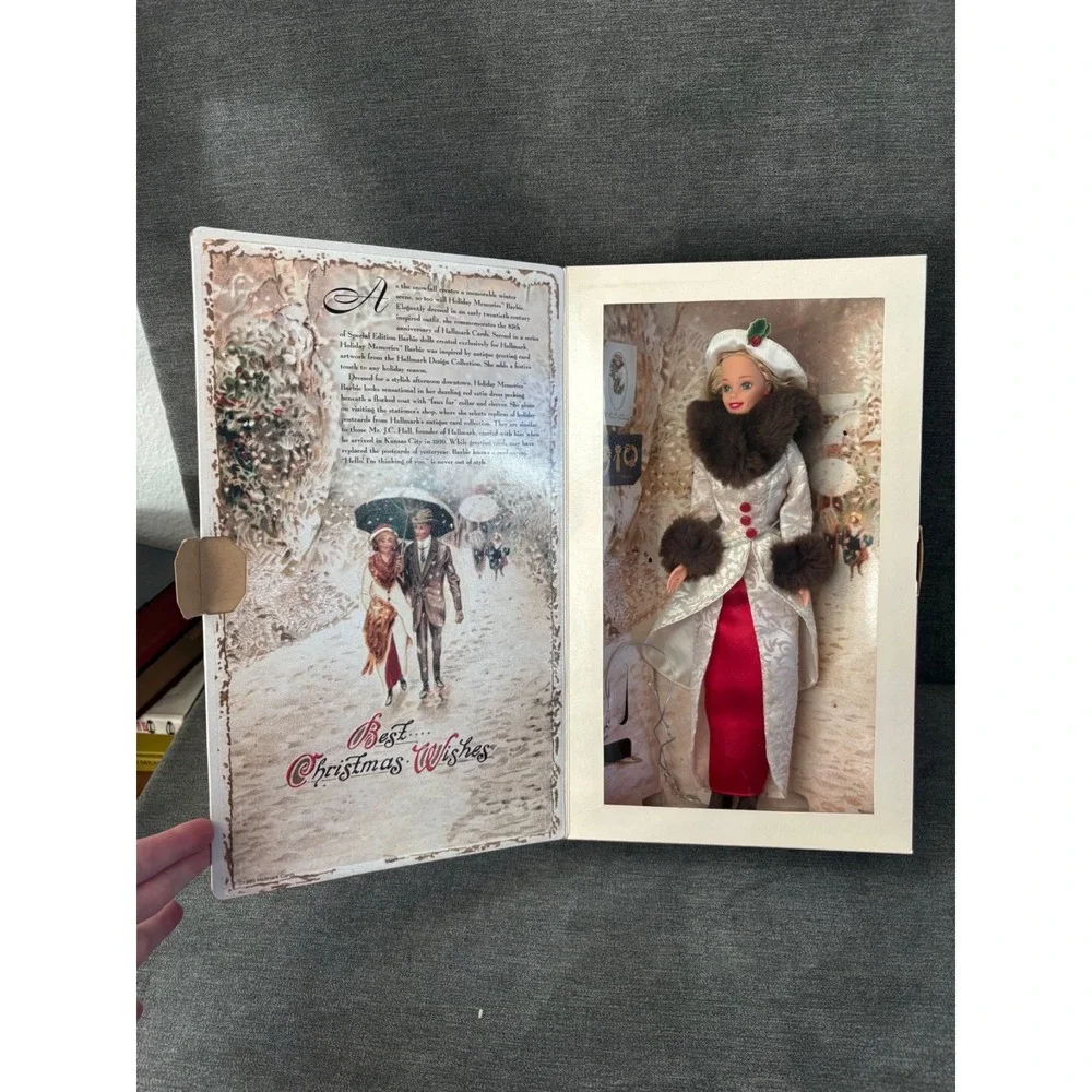 Hallmark Mattel Barbie Doll SPECIAL EDITION Holiday Memories ‎ 1995 open
